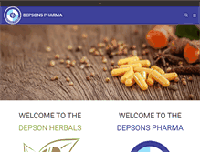 Tablet Screenshot of depsonspharma.co.in